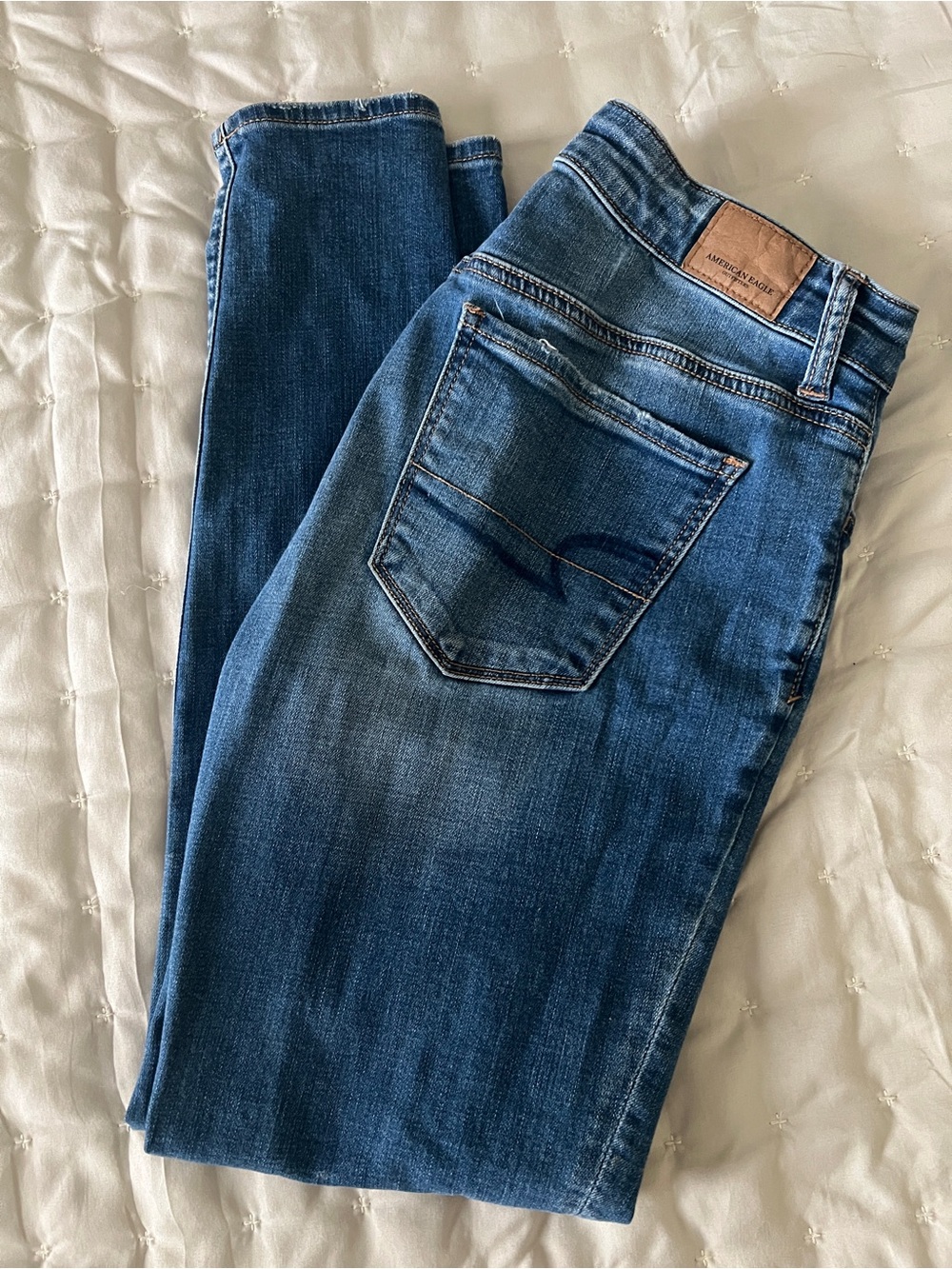 American Eagle Outfitters Slim Straight Blue Jeans